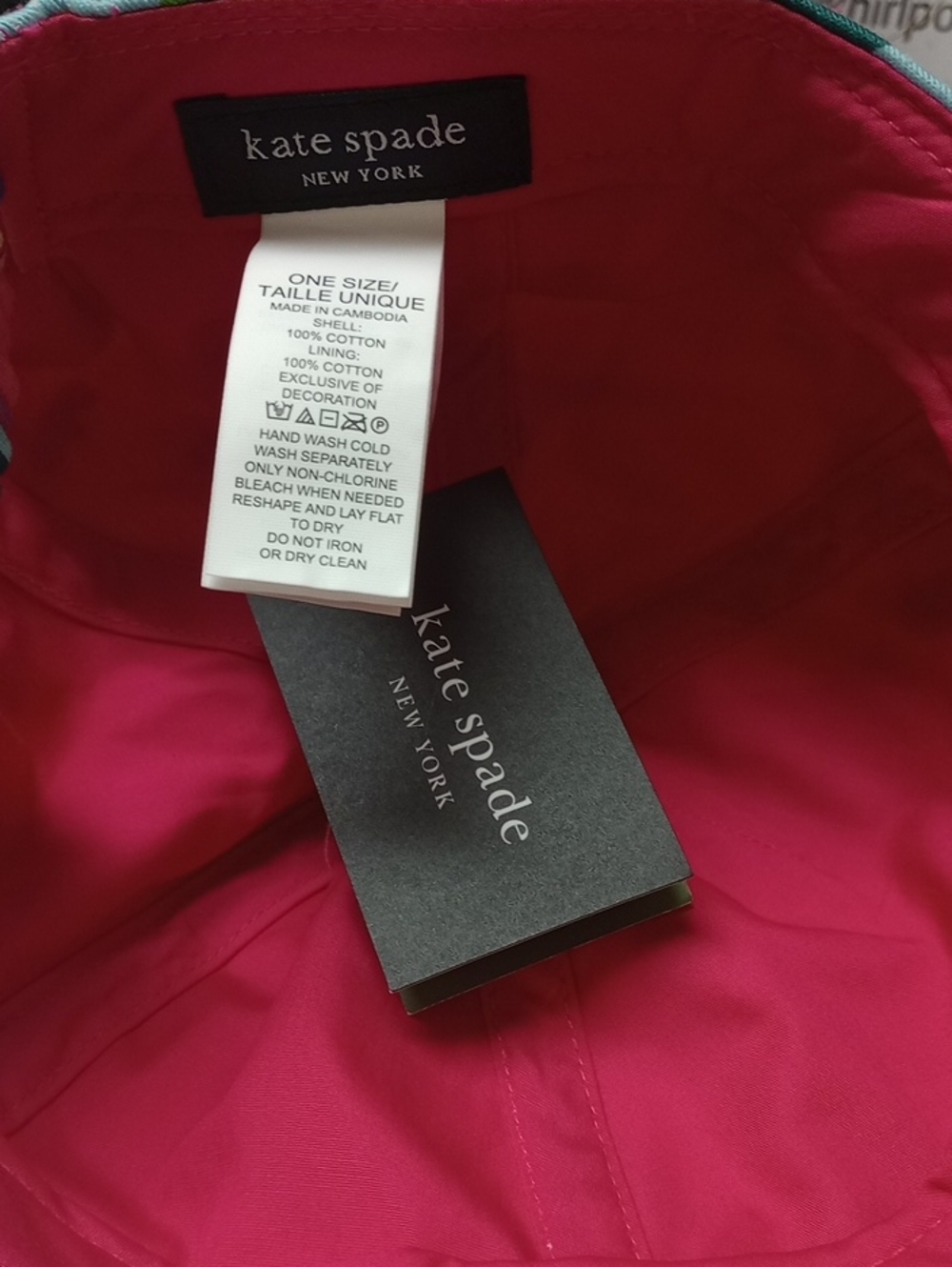 🆕🌺KATE SPADE "ORCHID BLOOM" MULTICOLOR FLORAL TROPICAL BASEBALL CAP 🌸 - Picture 7 of 9